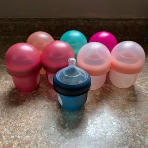 8 Boon baby bottles.